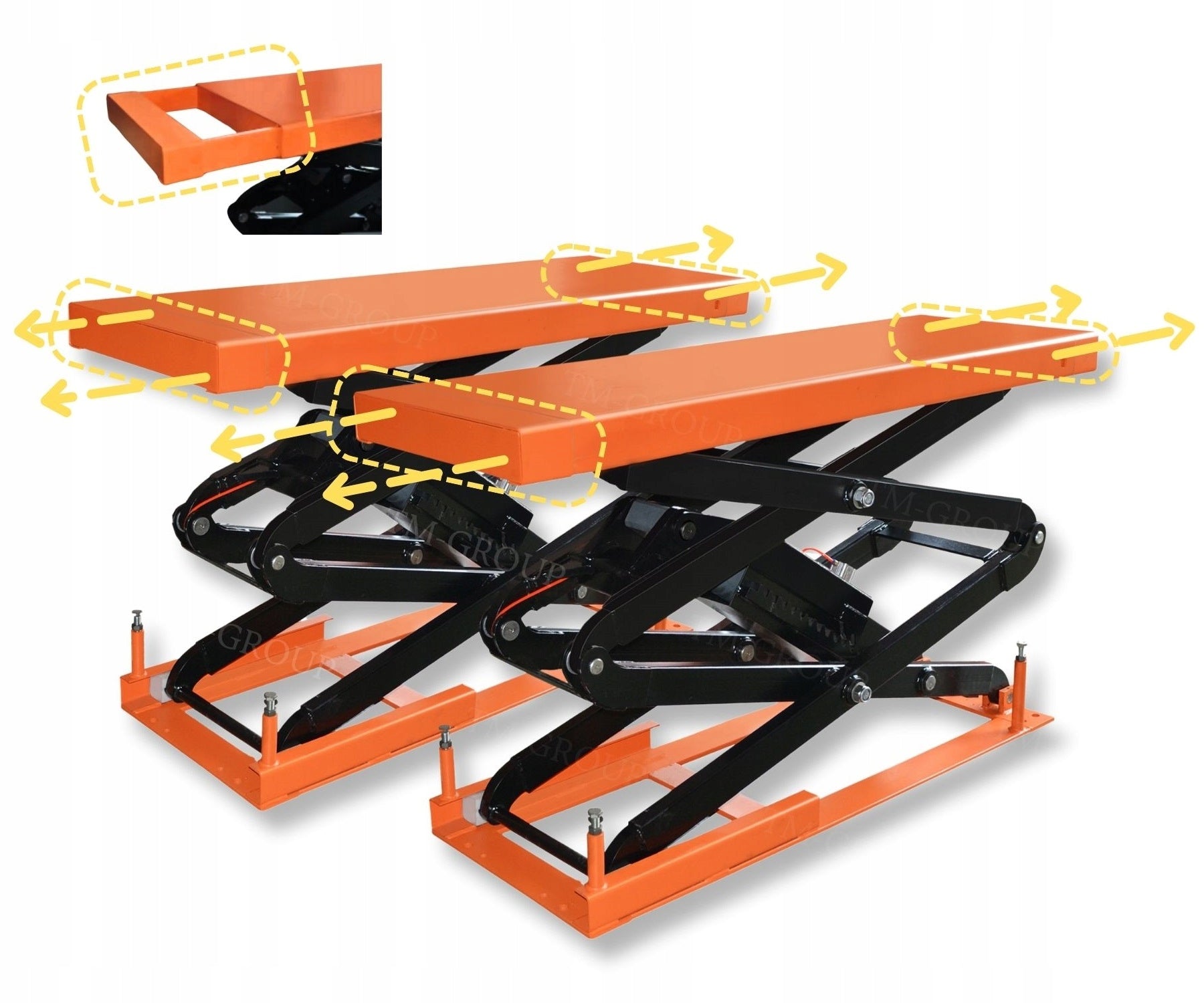 FLOOR SCISSOR LIFT 3,5T 2,13M TM-GROUP Manufacturer code TM-E3500