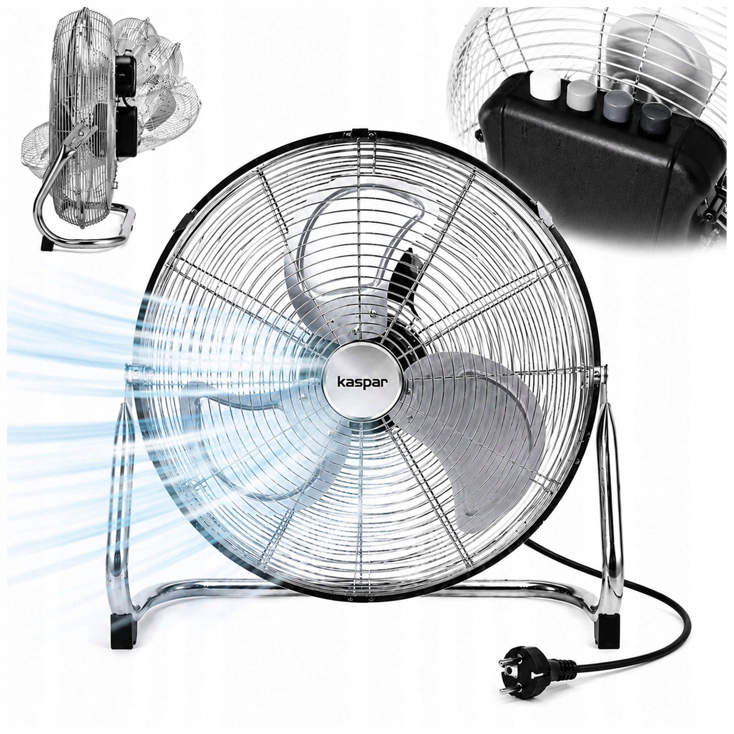 FLOOR STANDING FAN CIRCULATOR POWERFUL 200W POWER ADJUSTMENT