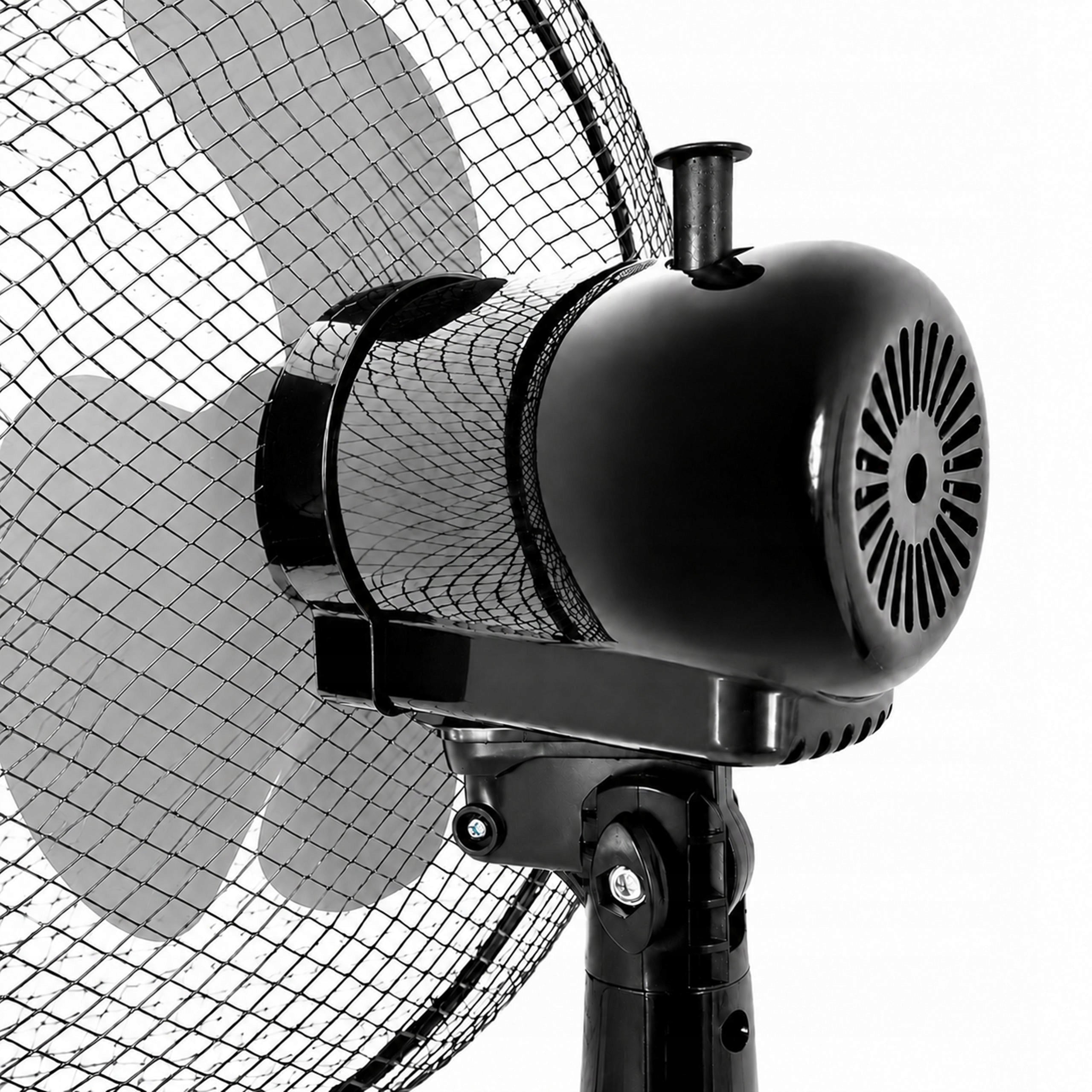 FLOOR STANDING FAN FREESTANDING FAN QUIET POWERFUL 40W PROPELLER Dominant color white