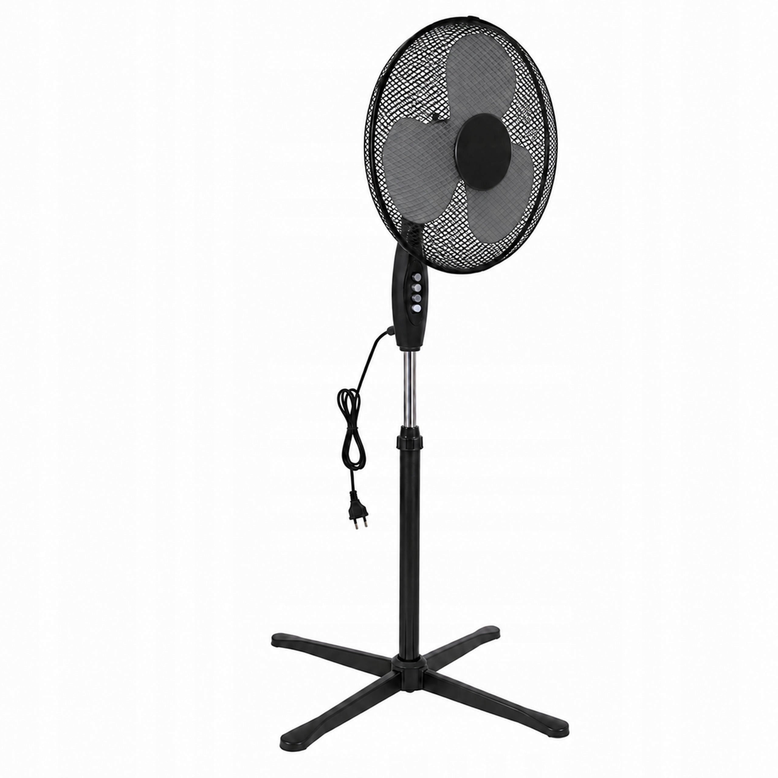 FLOOR STANDING FAN FREESTANDING FAN QUIET POWERFUL 40W PROPELLER Packaging status original