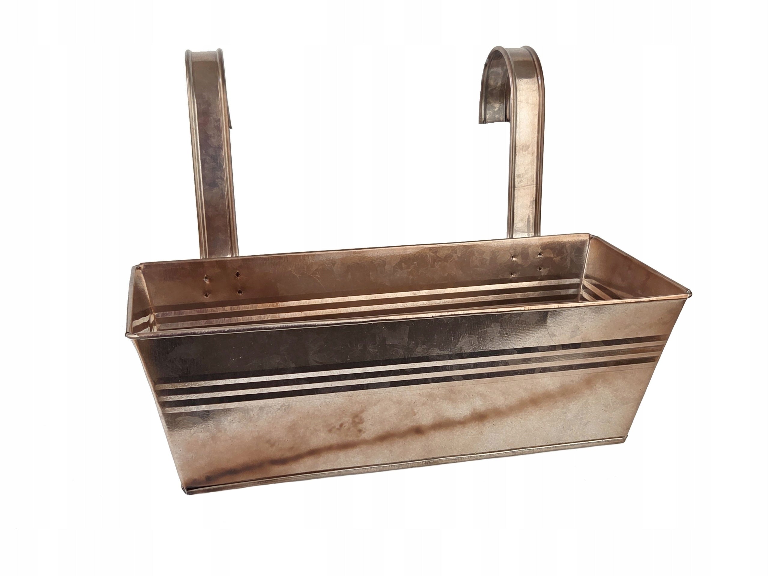 FLOWER POT COVER BALCONY BOX for hanging copper discount Manufacturer code 345