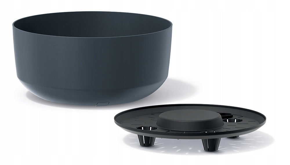 FLOWER POT GRACE BOWL 23.5CM DGRS240L ANTHRACITE Manufacturer code DGRS240L-S433