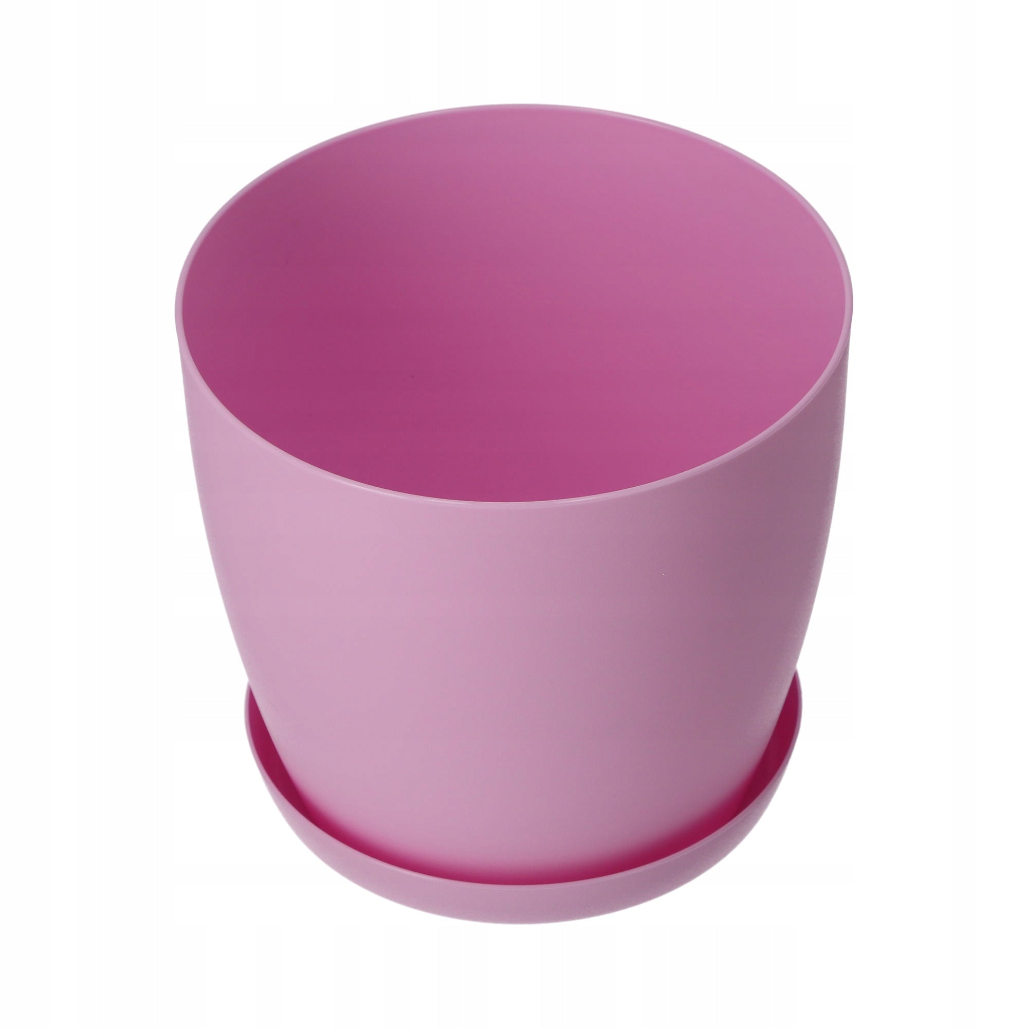 FLOWER POT PLANTER 20cm FOR FLOWERS WITH STAND PINK FOR LIVING ROOM Product width 16 cm