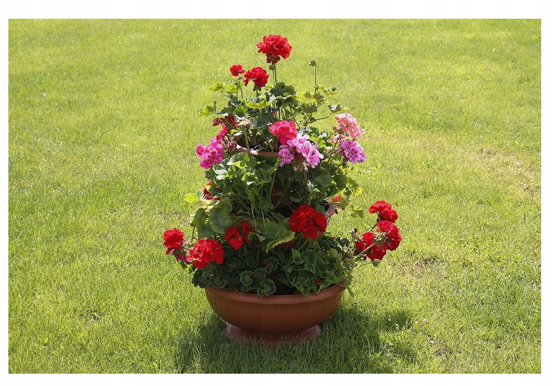 FLOWERBED PLANTER STANDING POT CASCADE BOWL 3-STOREY Brand Strend Pro