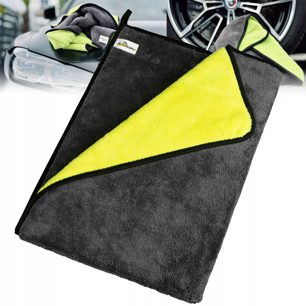 FLUFFY MICROFIBER TOWEL FOR CAR DRYING CLOTH 700GSM 60x90cm Manufacturer Glam