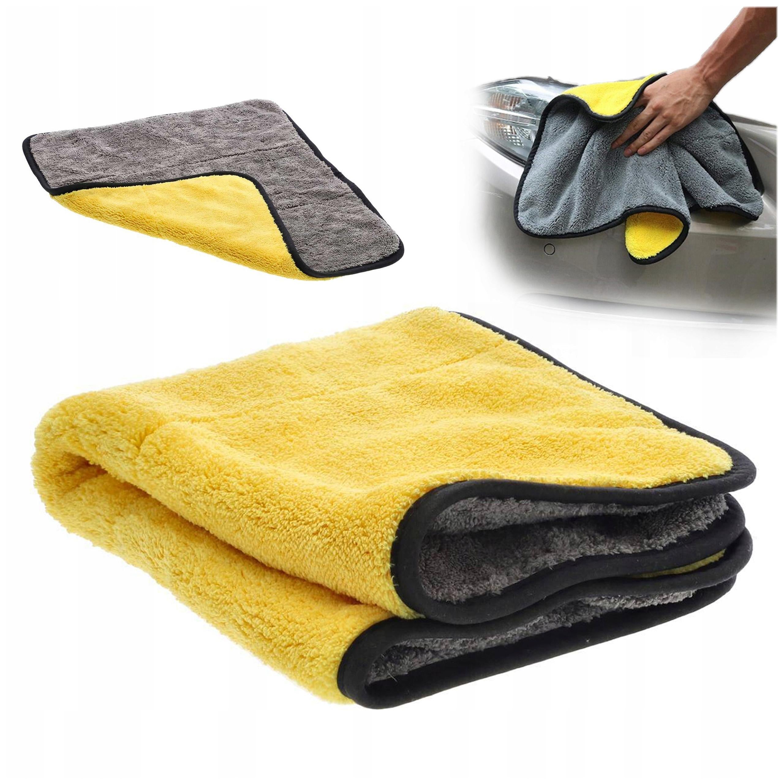 FLUFFY TOWEL FOR DRYING THE CAR WASHING MICROFIBER XXL CLEANER CLOTH