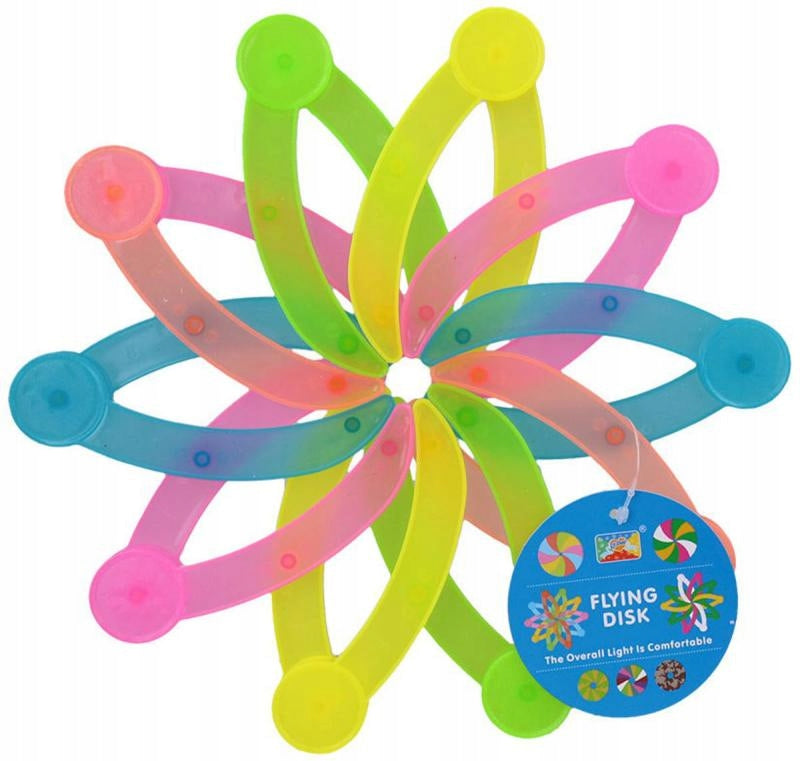 FLYING FOLDING DISC DECOMPOSING IN FLIGHT COLORFUL Brand no brand