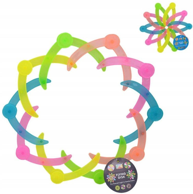 FLYING FOLDING DISC DECOMPOSING IN FLIGHT COLORFUL Character/Title other