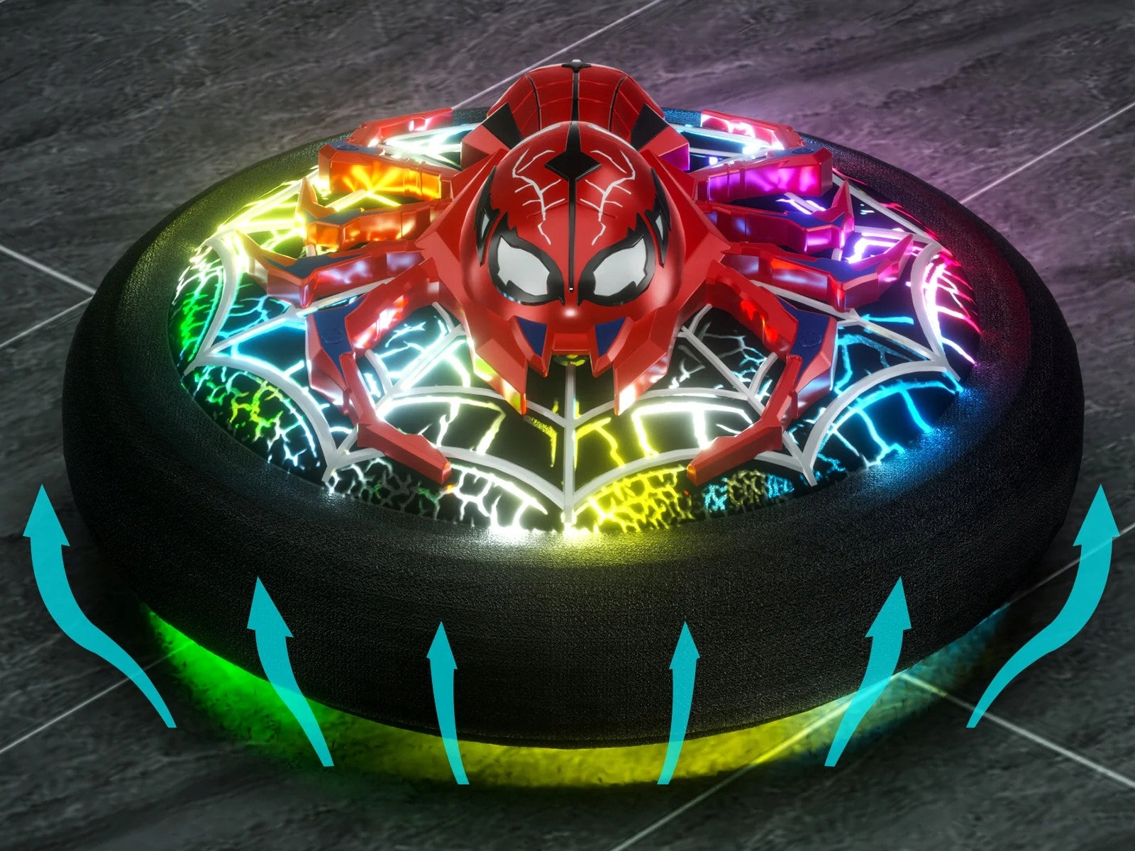 FLYING FOOTBALL SPIDER FOOTBALL TO PLAY AT HOME LEVITATING LED CYMBERGAJ GIFT Manufacturer code POWIETRZNA PIŁKA AIR BALL DLA DZIECI