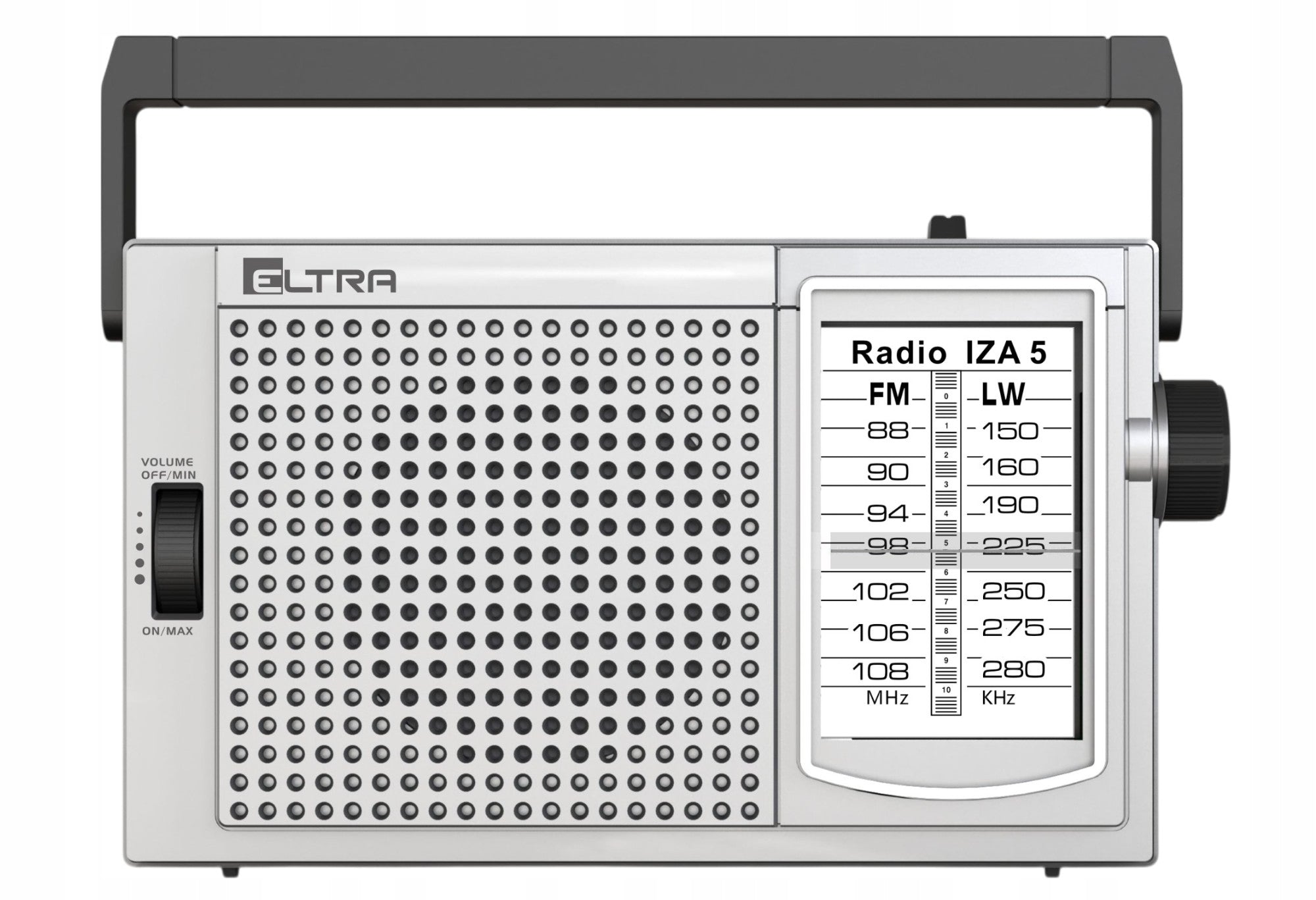 FM LW Eltra IZA 5 network-battery radio for garden kitchen per plot