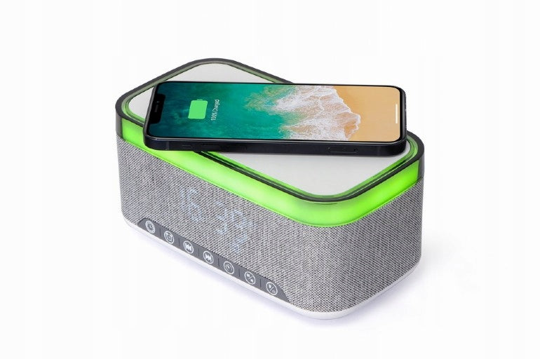 FM Network Battery Radio Digital Alarm Clock with Bluetooth Speaker Brand no brand