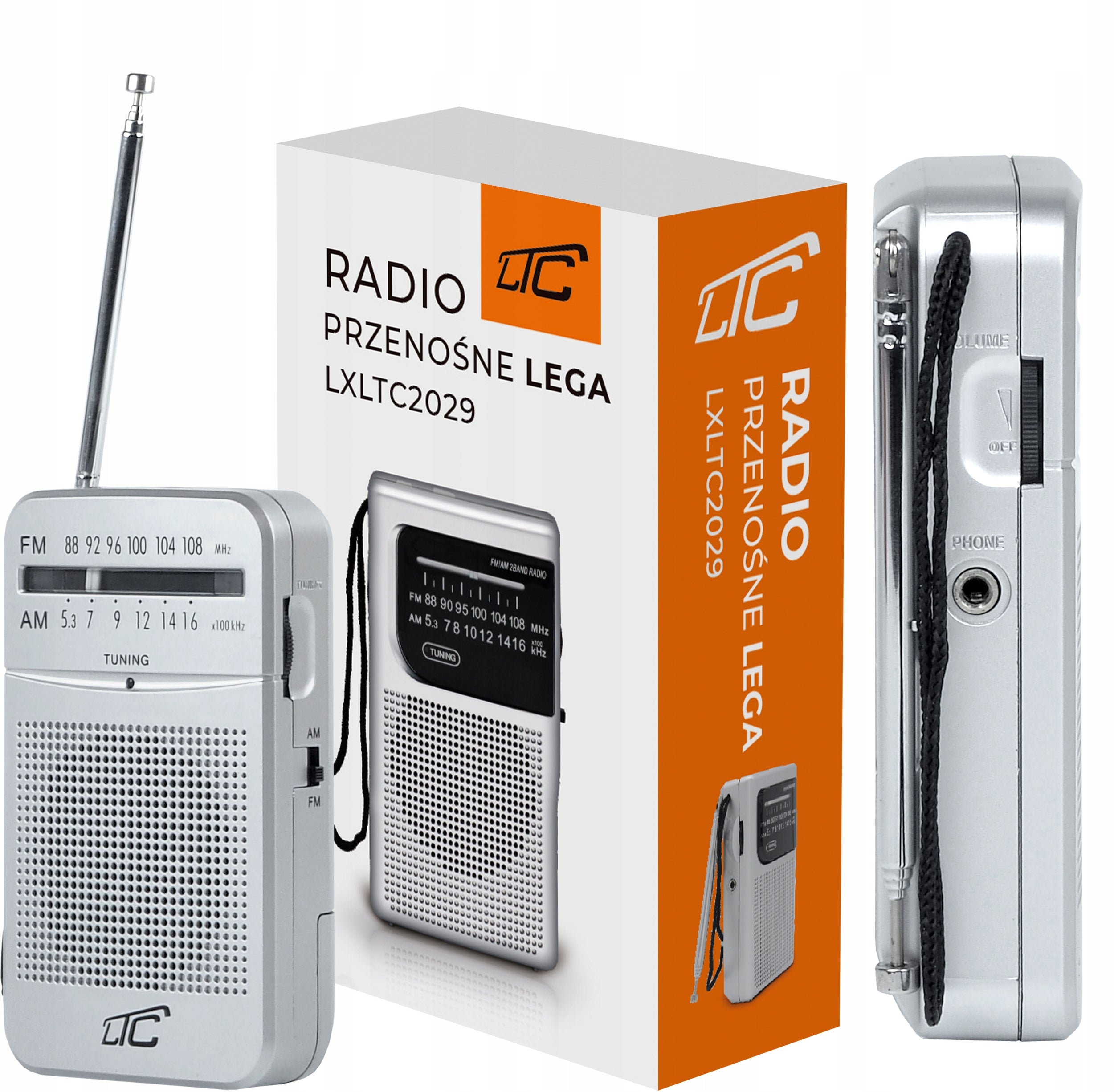 FM Radio Portable LTC tourist construction small LXLTC2029 LEGA