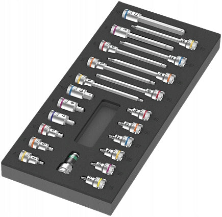 FOAM INSERT ZYKLOP 3/8''B, SET 1, 22CZ. WERA