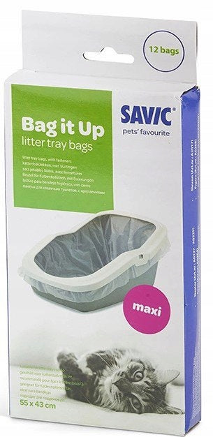 FOIL BAGS FOR LITTER BOX SAVIC BAG IT UP NESTOR MAXI 43x55cm 12pcs
