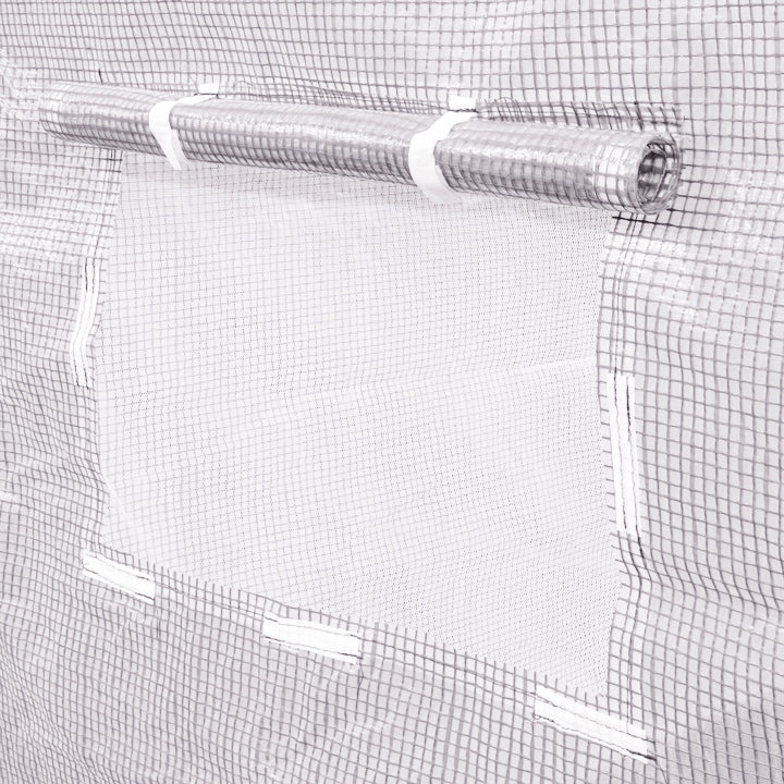 FOIL TUNNEL 3x2 GARDEN GREENHOUSE 2x3 6m WHITE FOIL FOR TOMATOES galvanized Length 300 m