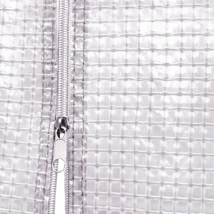 FOIL TUNNEL 3x2 GARDEN GREENHOUSE 2x3 6m WHITE FOIL FOR TOMATOES galvanized Manufacturer no brand
