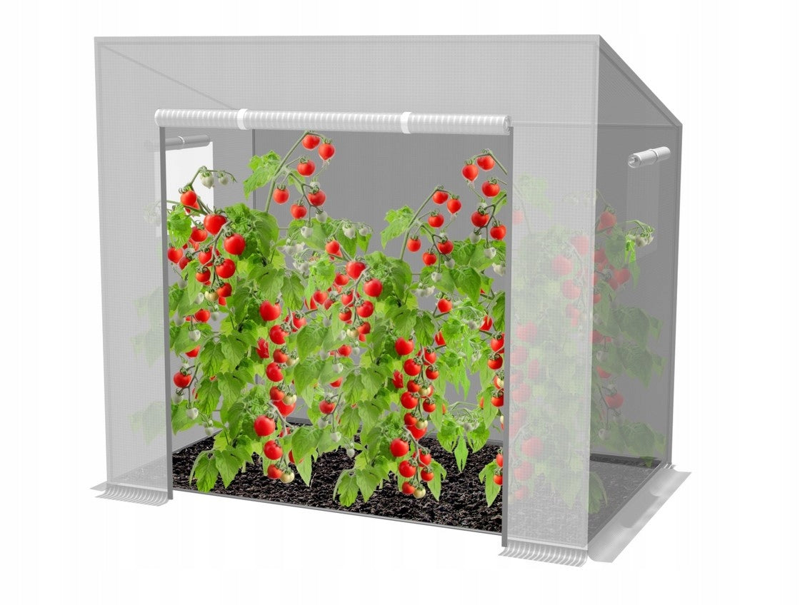 FOIL TUNNEL GARDEN GREENHOUSE FOR TOMATOES VEGETABLES WHITE 200X77X168/146CM Manufacturer code TUN0766