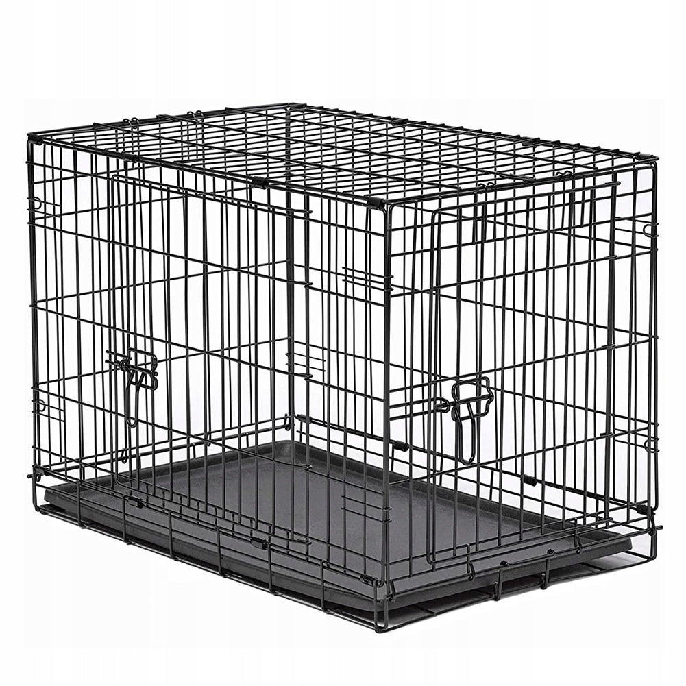 FOLDABLE DOG CAGE LARGE STRONG XL 42" PEN Brand Reverse