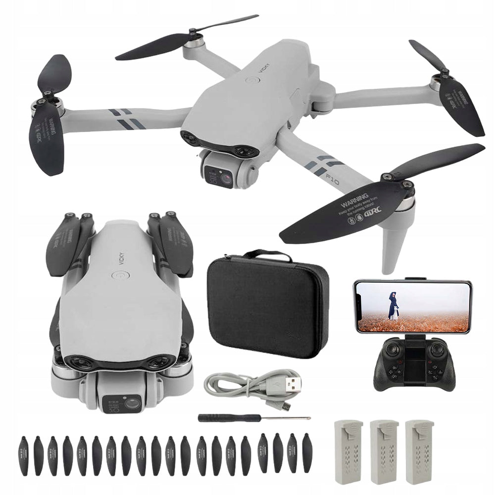 FOLDABLE RC DRONE WITH HD CAMERA AND 6-AXIS GYROSCOPE FOR PHOTOS