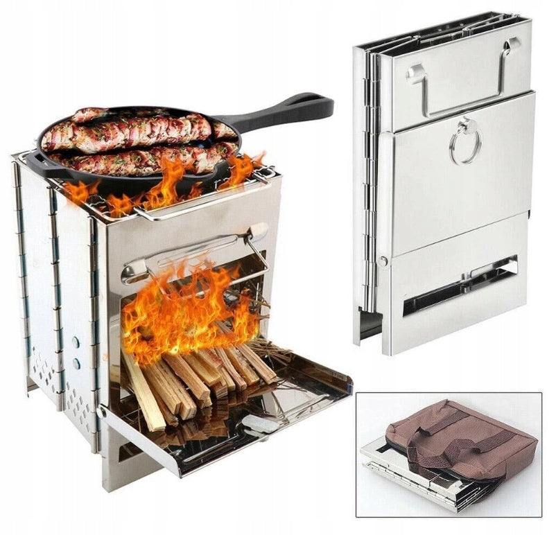FOLDABLE STOVE TOURIST STOVE CAMPING GRILL + COVER PS-02 EAN (GTIN) 5906893907455