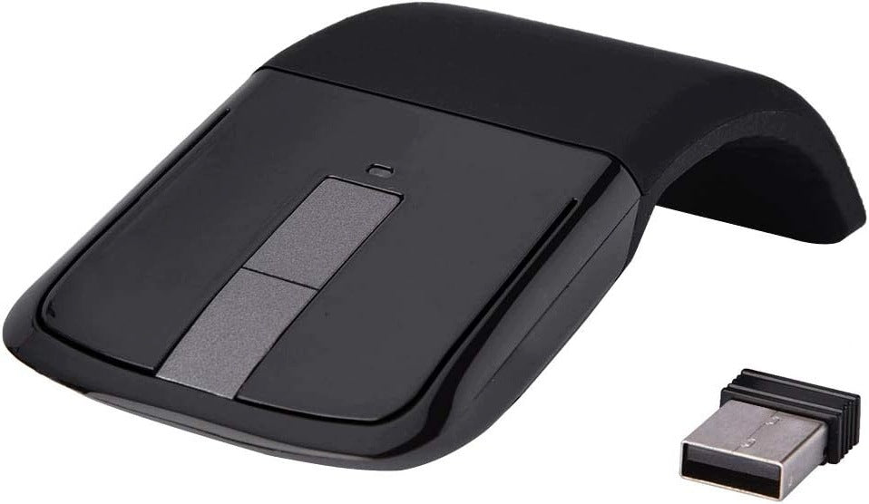 FOLDABLE WIRELESS ARC TOUCH MOUSE ERGONOMIC AND COMFORTABLE FOR GAMING