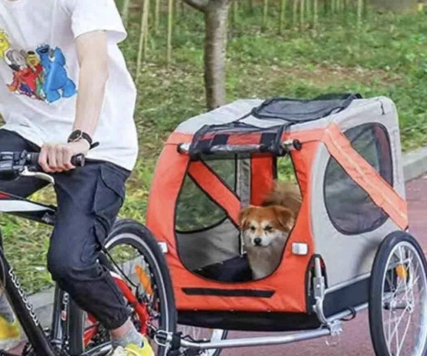 FOLDING AMORIZED BICYCLE TRAILER For for kids