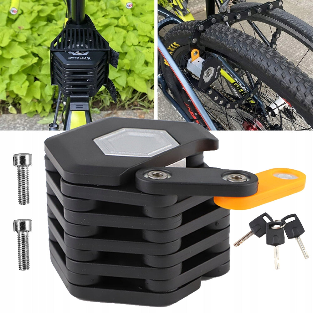 FOLDING BICYCLE CLASP, HIGH SECURITY, BICYCLE CLASP