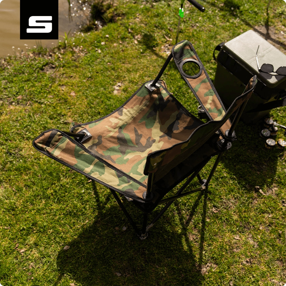 FOLDING CAMPING FISHING CHAIR SAHIDO CRUISER SEAT CAMO Packaging status original