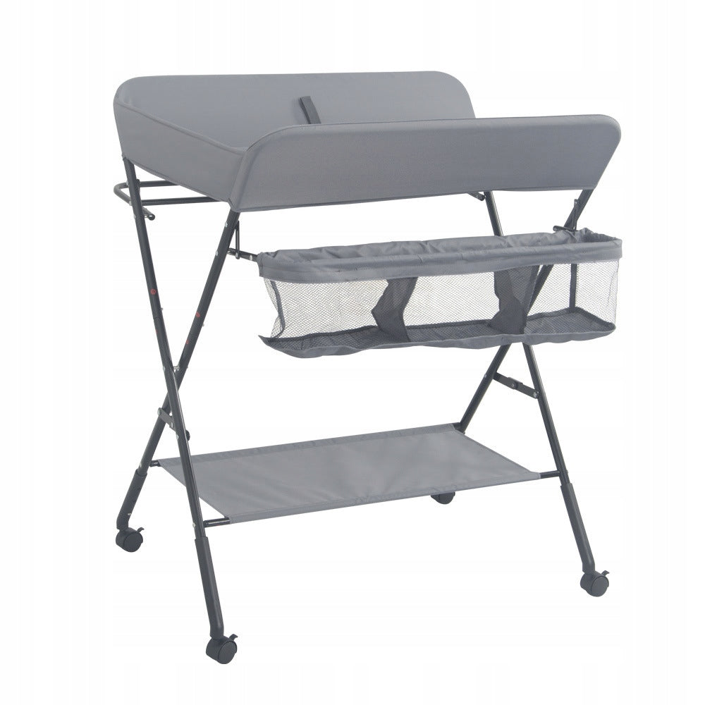 FOLDING CHANGING TABLE FOR INFANTS CHILDREN GREY MOBILE CHANGING TABLE 15KG Manufacturer code FQZMS_3YMMQWDW