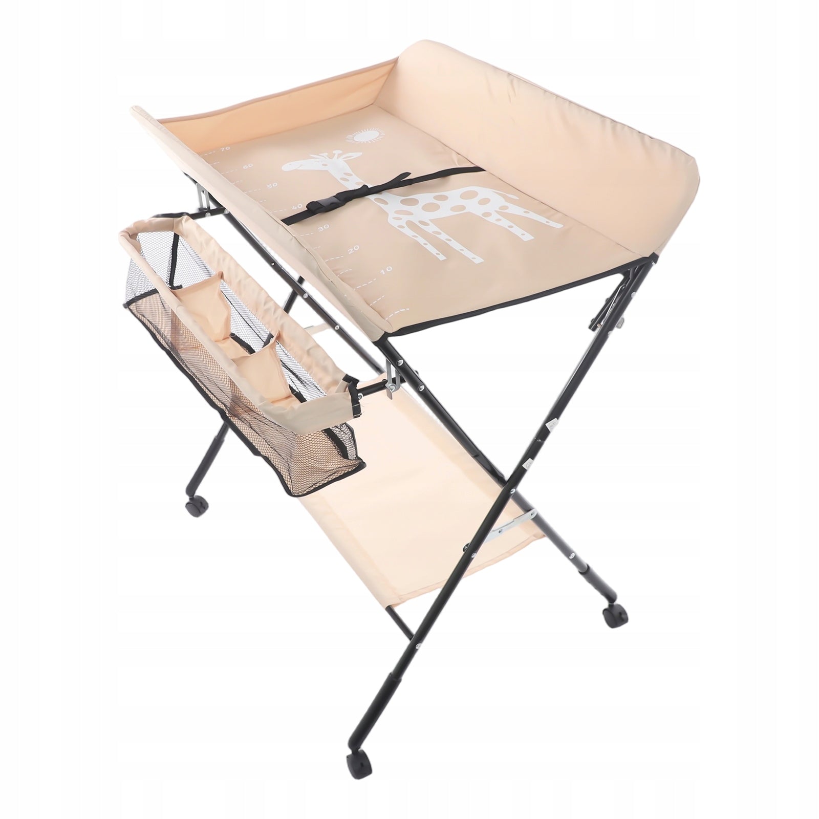 FOLDING CHANGING TABLE WITH BRAKE WHEELS, MAX LOAD 25KG OXFORD