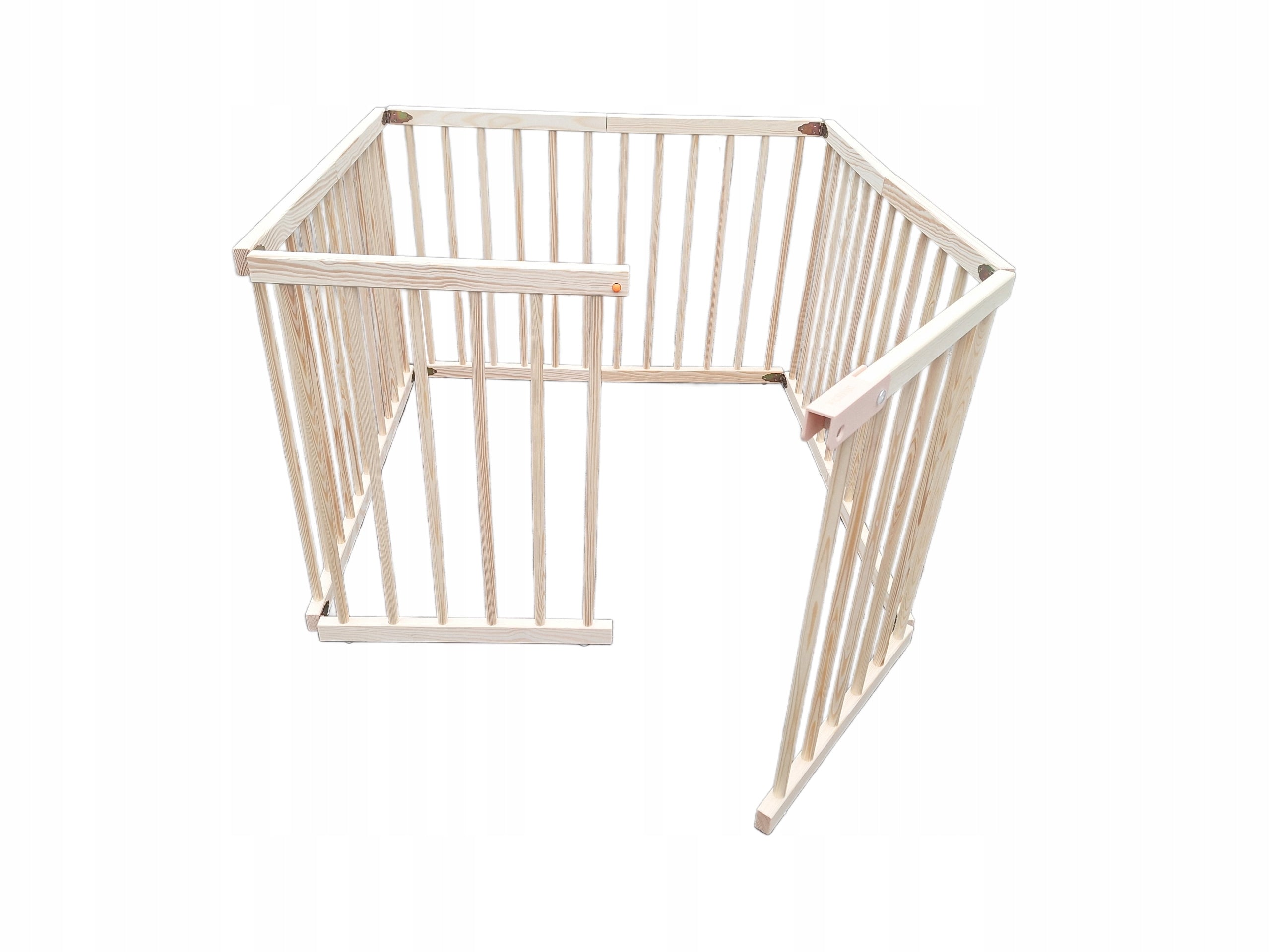 FOLDING DOG PLAYPEN for home 2in1 – WOODEN Fence 360 cm, SMALL BREEDS Product height 62 cm
