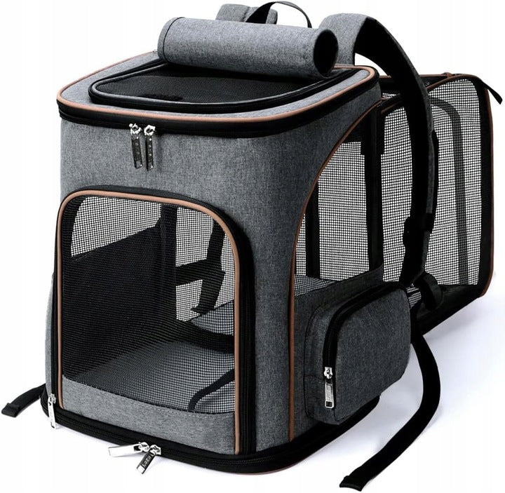 FOLDING DOG TRANSPORTER RABBIT CAT PLAYPEN VENTILATION BACKPACK