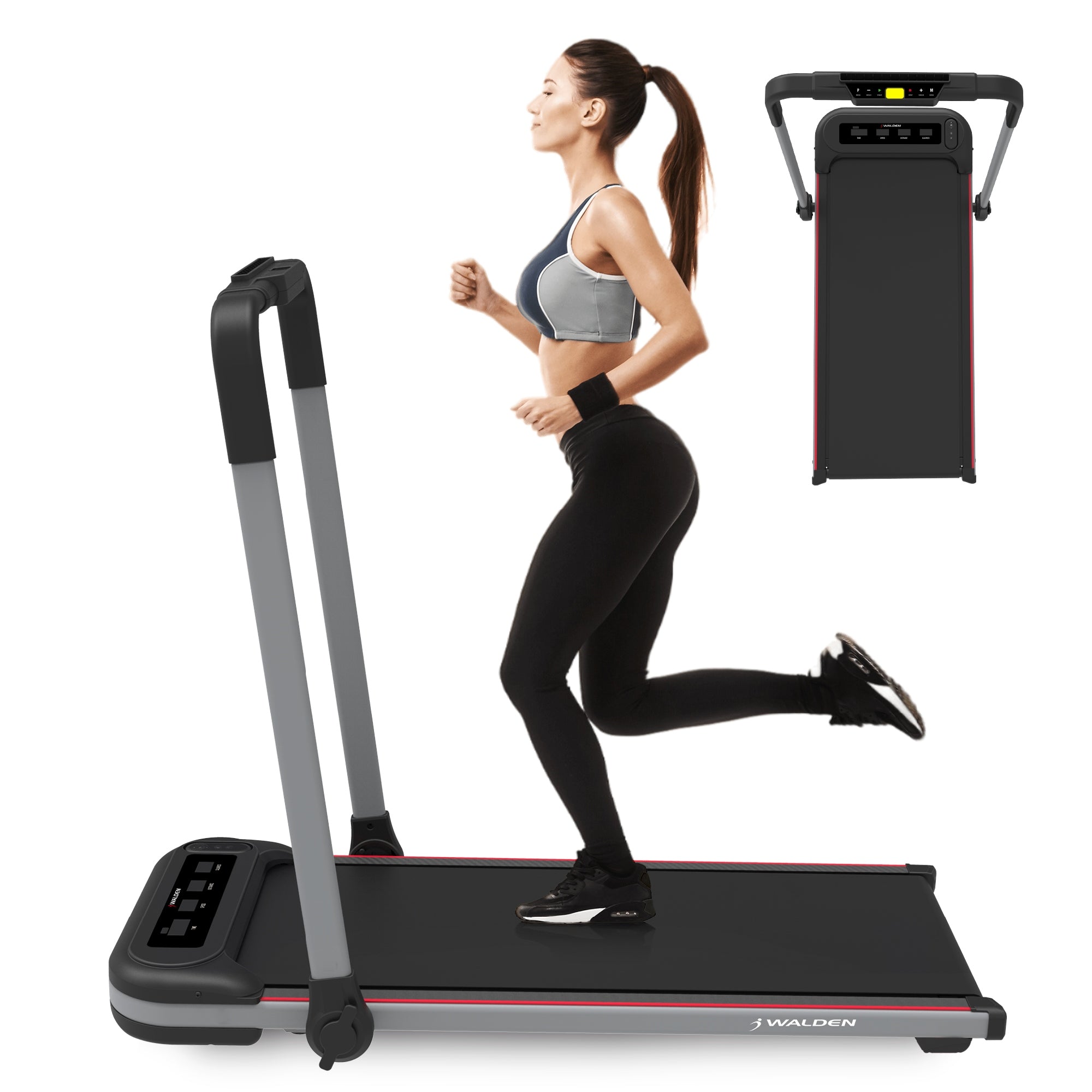 FOLDING ELECTRIC TREADMILL 10 KM/H WALDEN F2600 Brand Walden