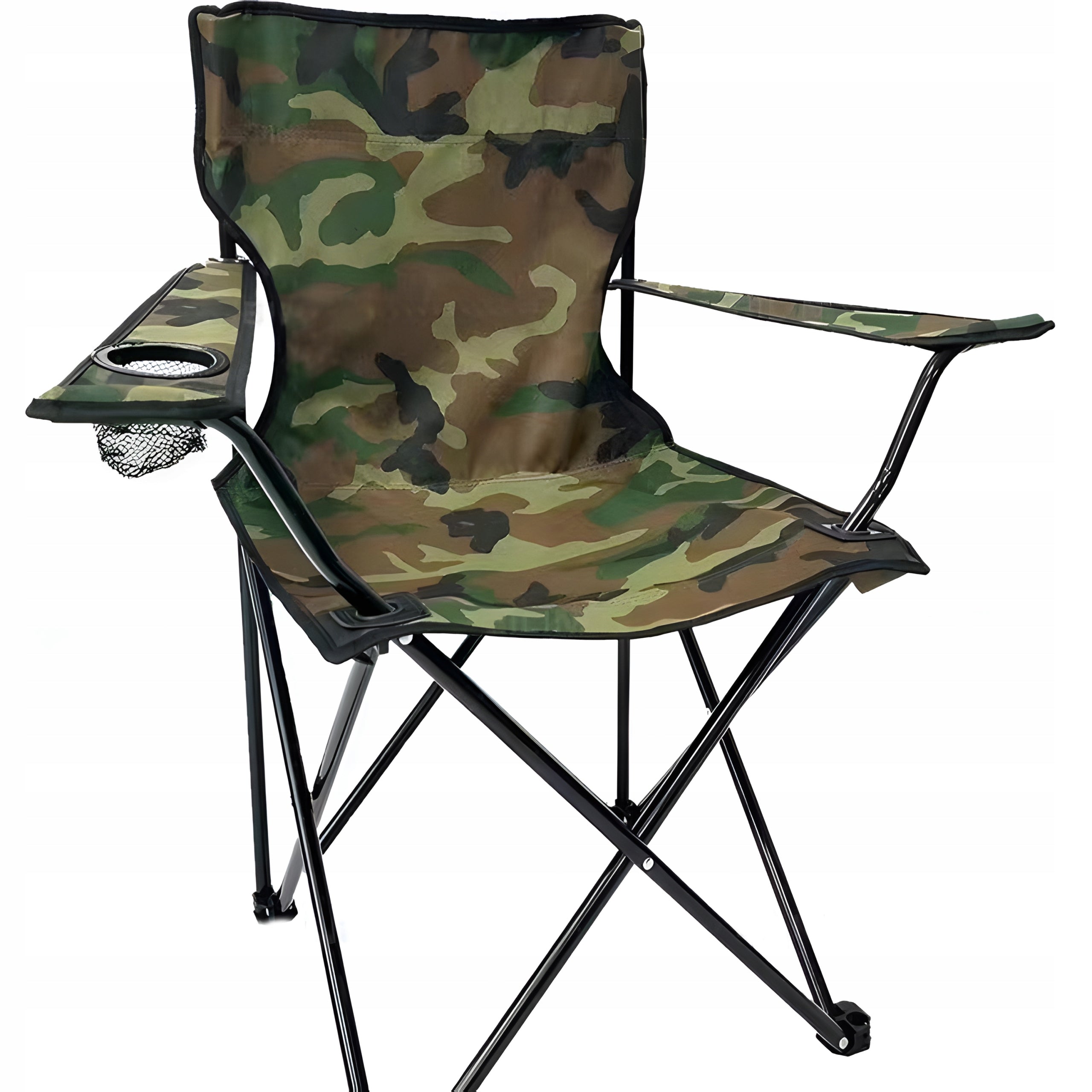FOLDING FISHING CHAIR FISHING HIKING CAMPING CAMO FISH CHAIR Packaging status original