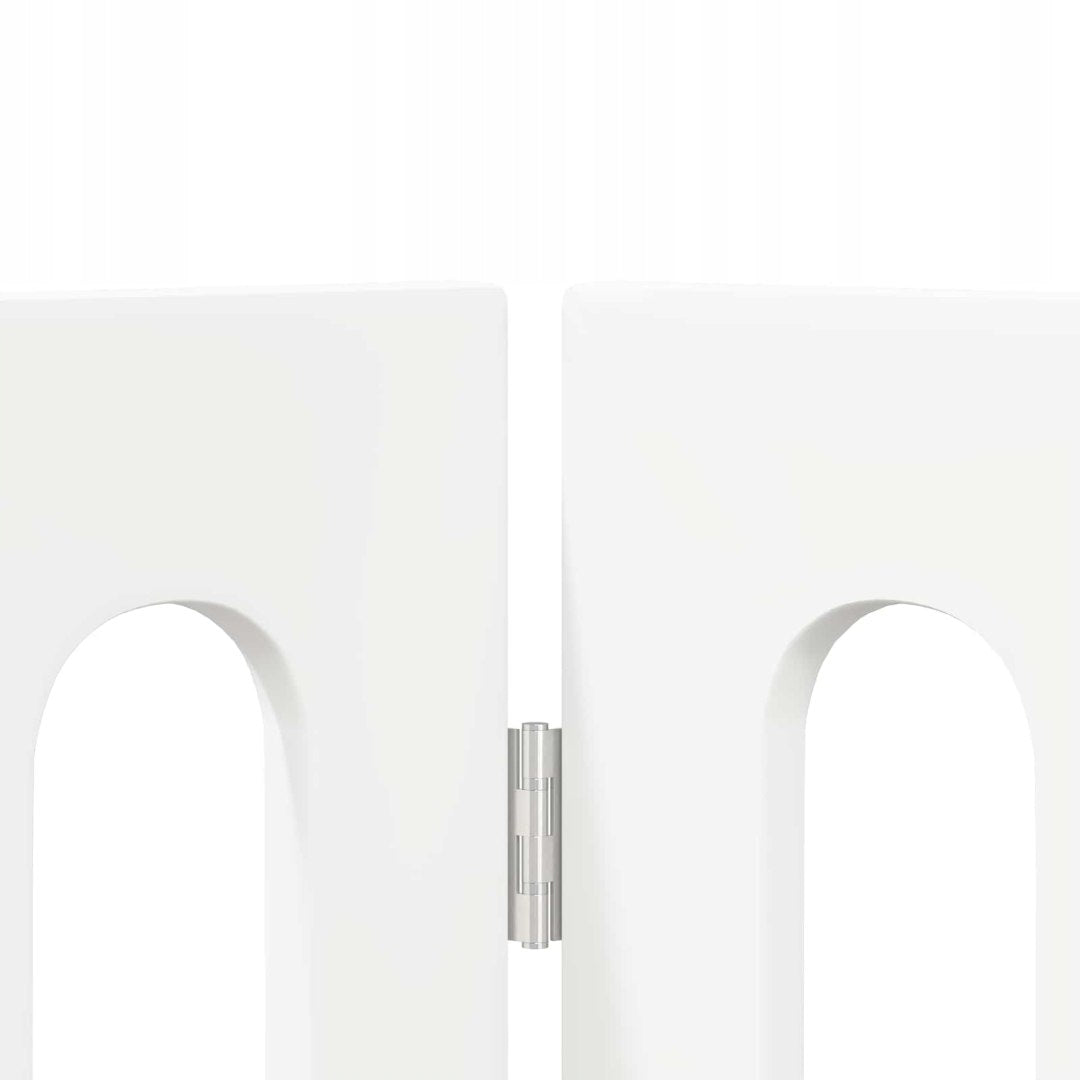 FOLDING GATE BARRIER FOR ANIMALS 4 EL. WHITE 201X38X90CM PANEL Material of manufacture wood