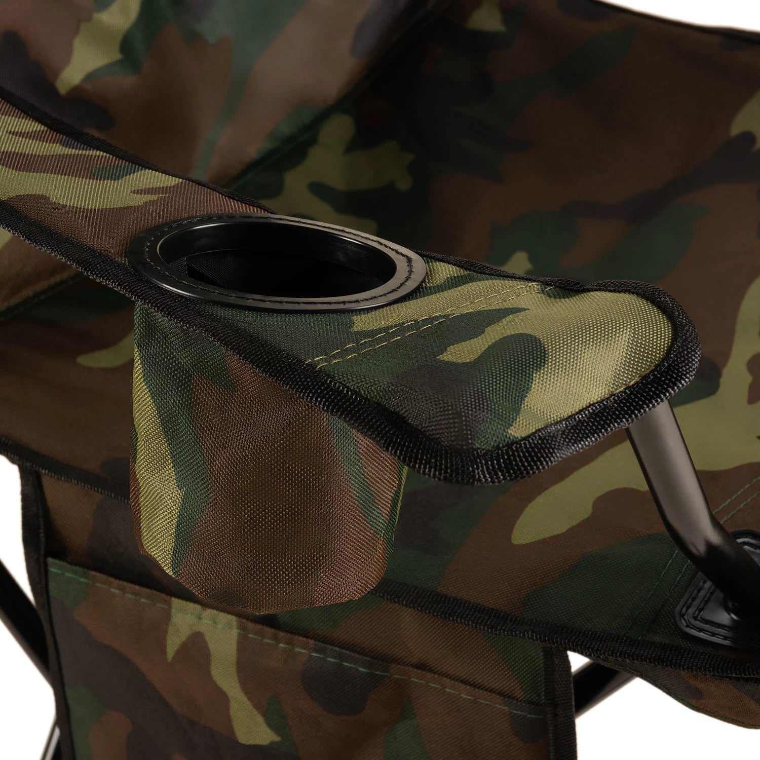 FOLDING HIKING CHAIR WITH BACKREST AND CAMPING VISOR Color multicolor