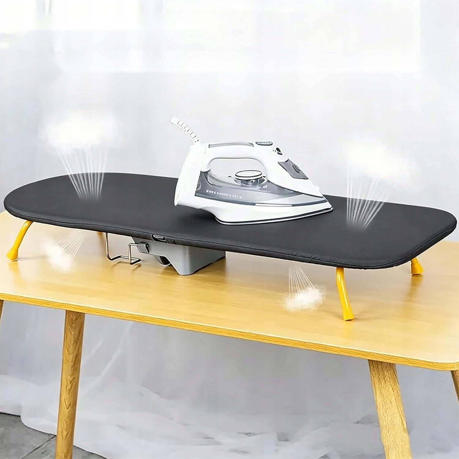 FOLDING IRONING BOARD 89X33X105CM HANDLE DURABLE SMOOTH STEEL Manufacturer code 5908107739739