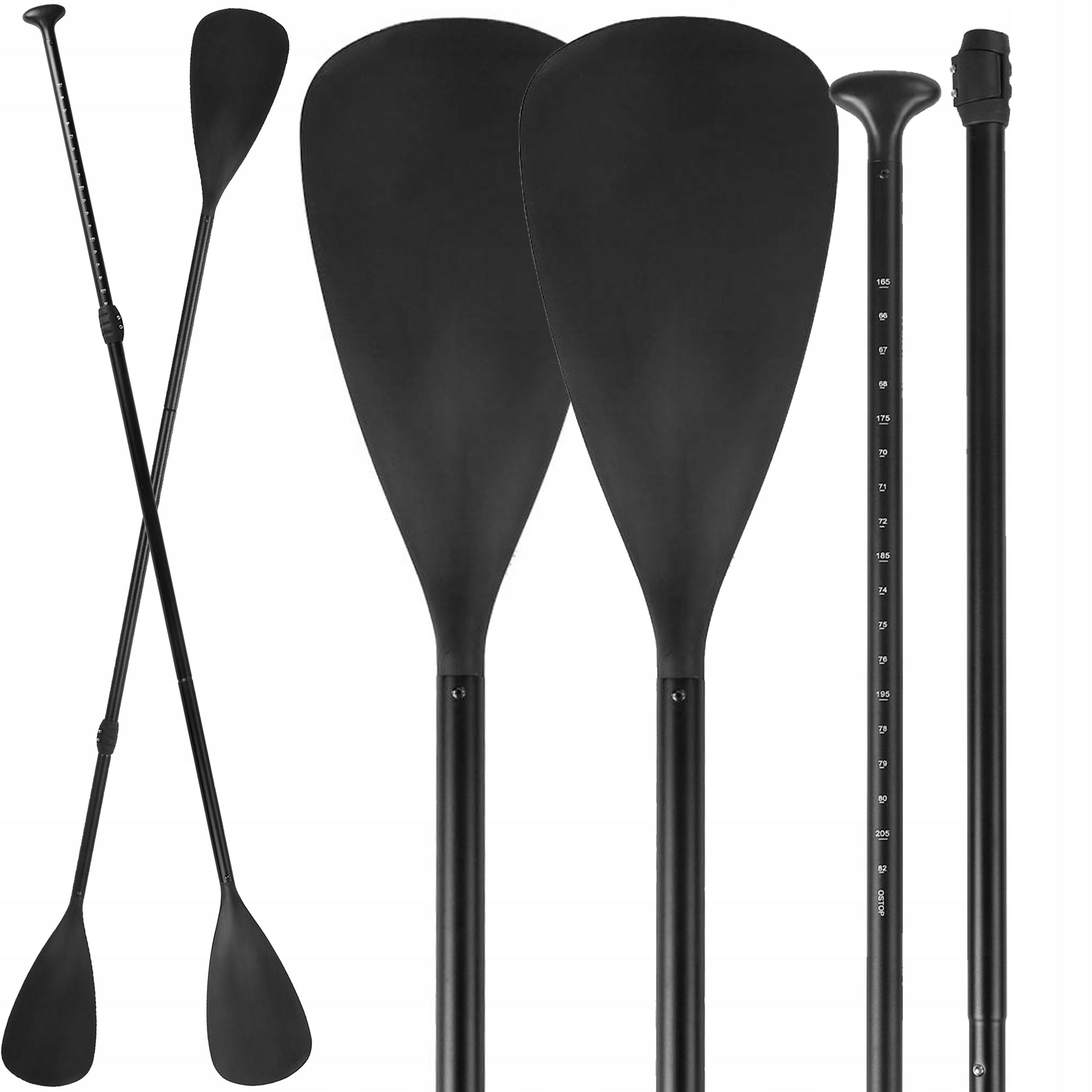 FOLDING KAYAK PADDLE FOR SUP BOARD 2in1 ADJUSTABLE 4-PIECE 210CM PRO