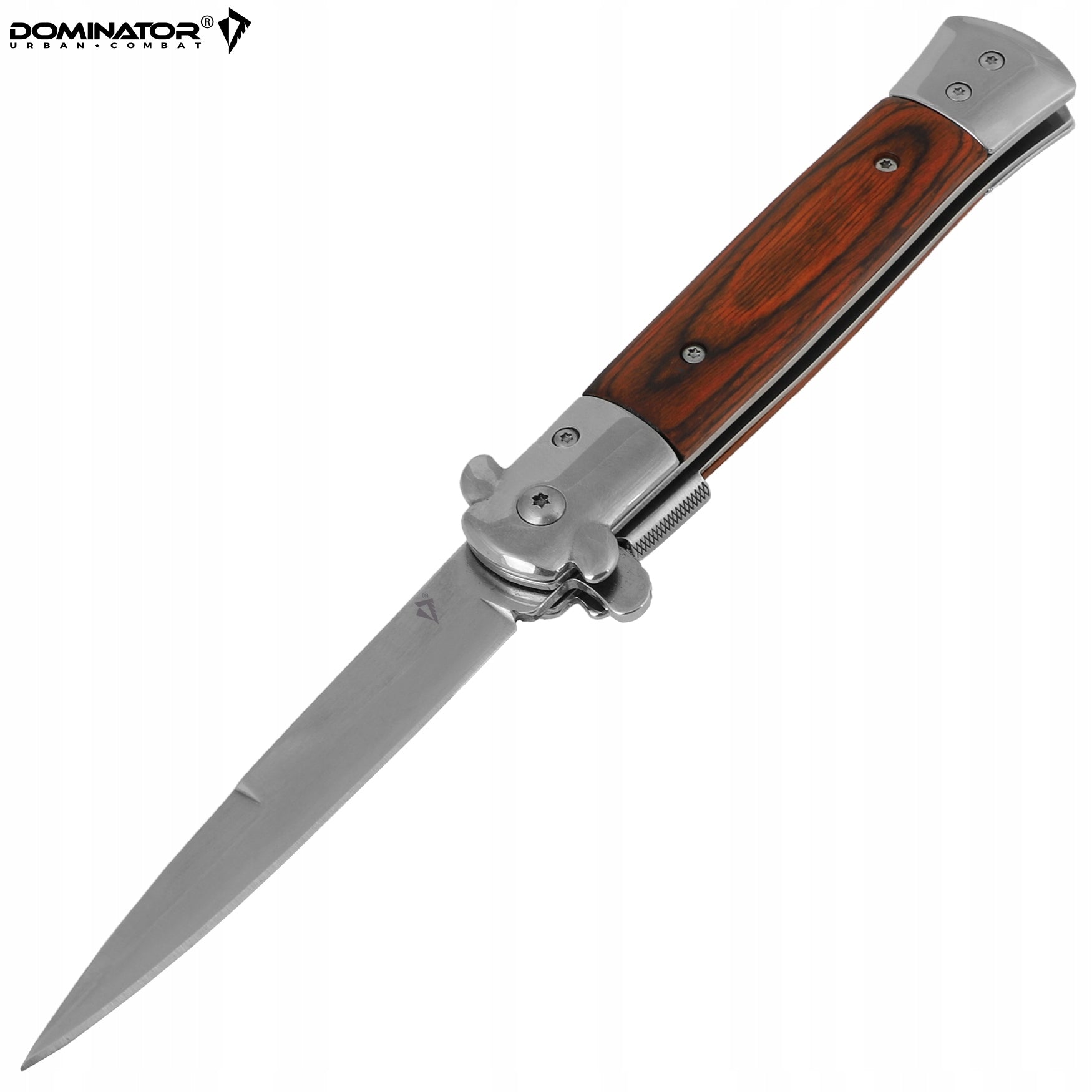 FOLDING KNIFE ITALIAN SPRING SICILIAN DOMINATOR WITH CLIP AUTOMATIC CLIP Manufacturer code 2-29-WOD