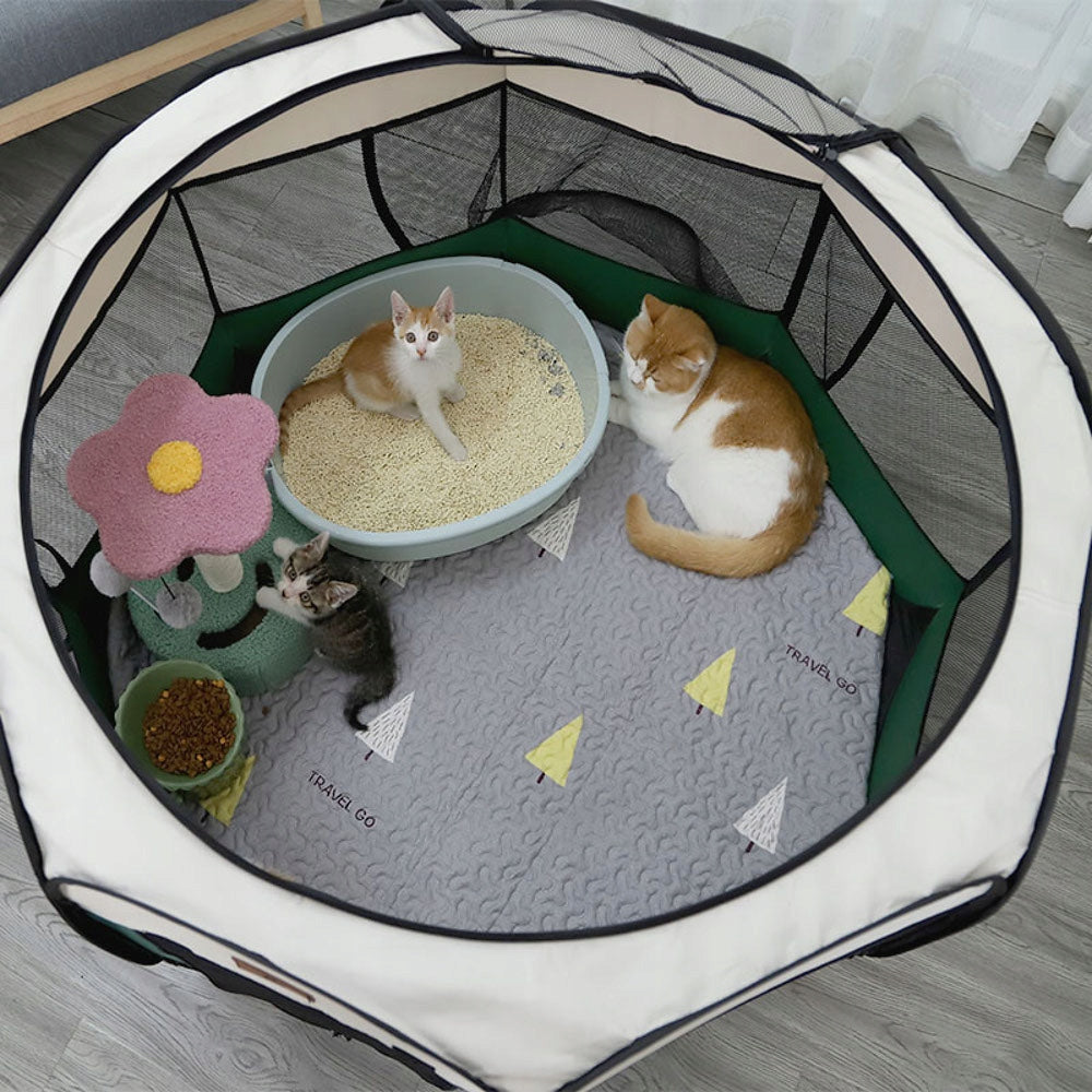 FOLDING LIGHT PLAYPEN CAT DOG BED 115cm Manufacturer code ZAPAS13