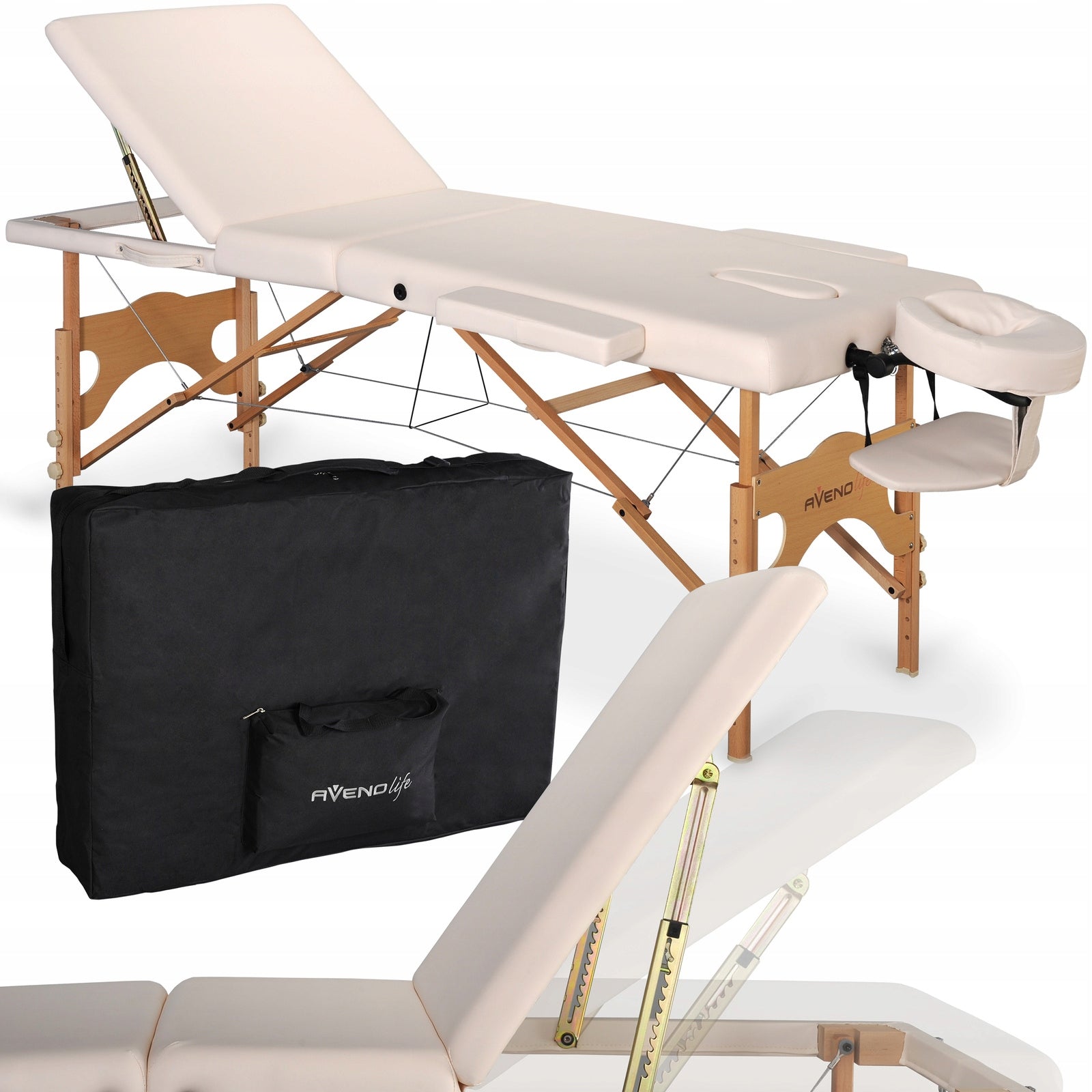 FOLDING MASSAGE TABLE 3 SEGMENTS EDEN FOAM 4CM EDEN +HUMILITY