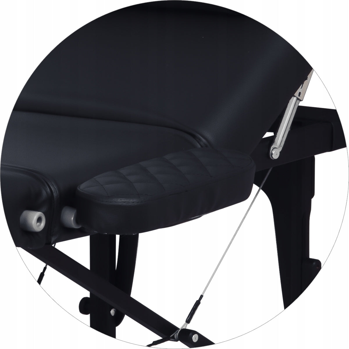 FOLDING MASSAGE TABLE MOBILE COSMETIC CHAIR FROM M.O.V. - COSMO LUX Packaging status original
