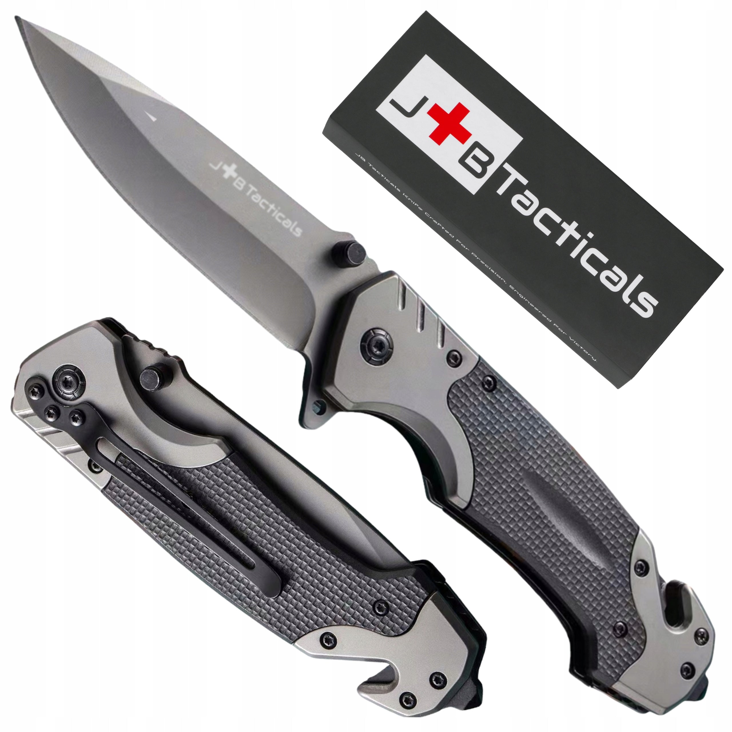 FOLDING MILITARY RESCUE TACTICAL KNIFE FINKA SURVIWAL EDC HUNTING 06