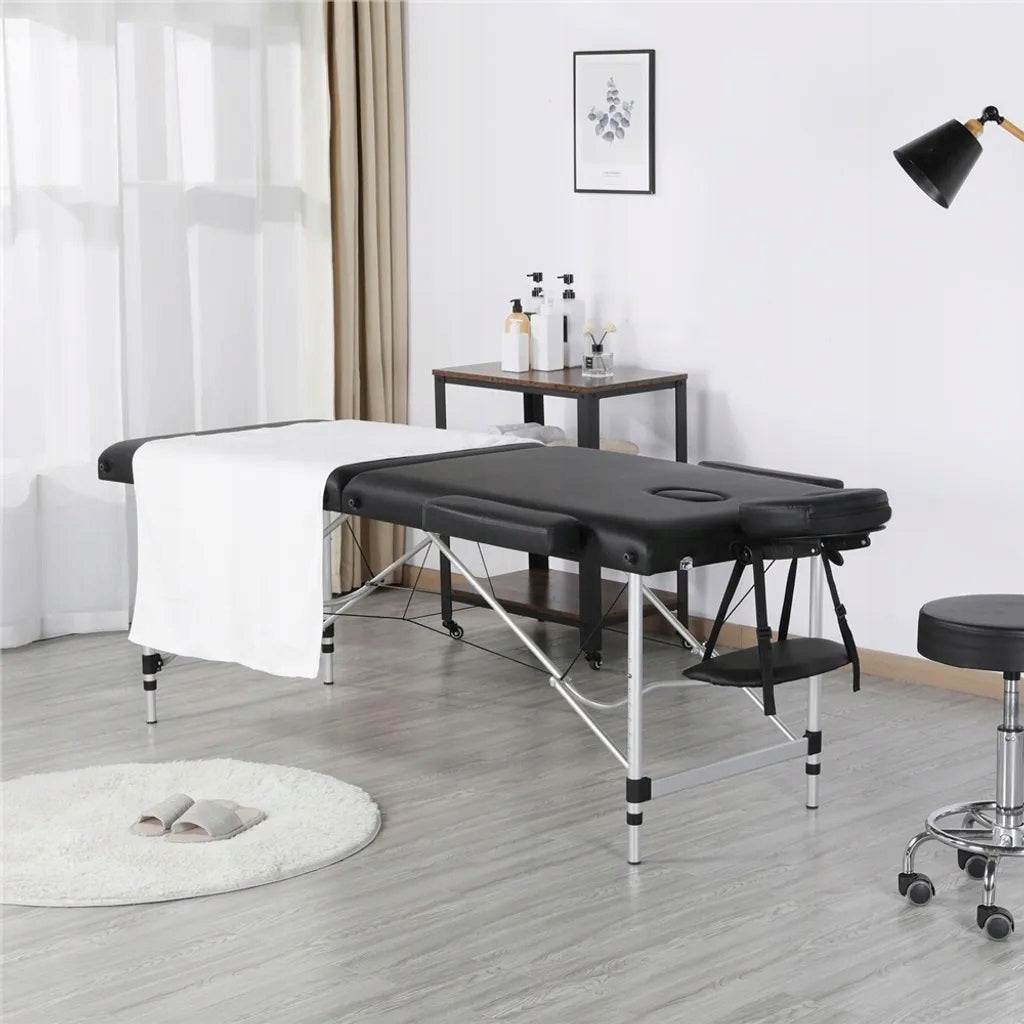 FOLDING PORTABLE MASSAGE TABLE YAHEETECH BLACK 591838BK Color black