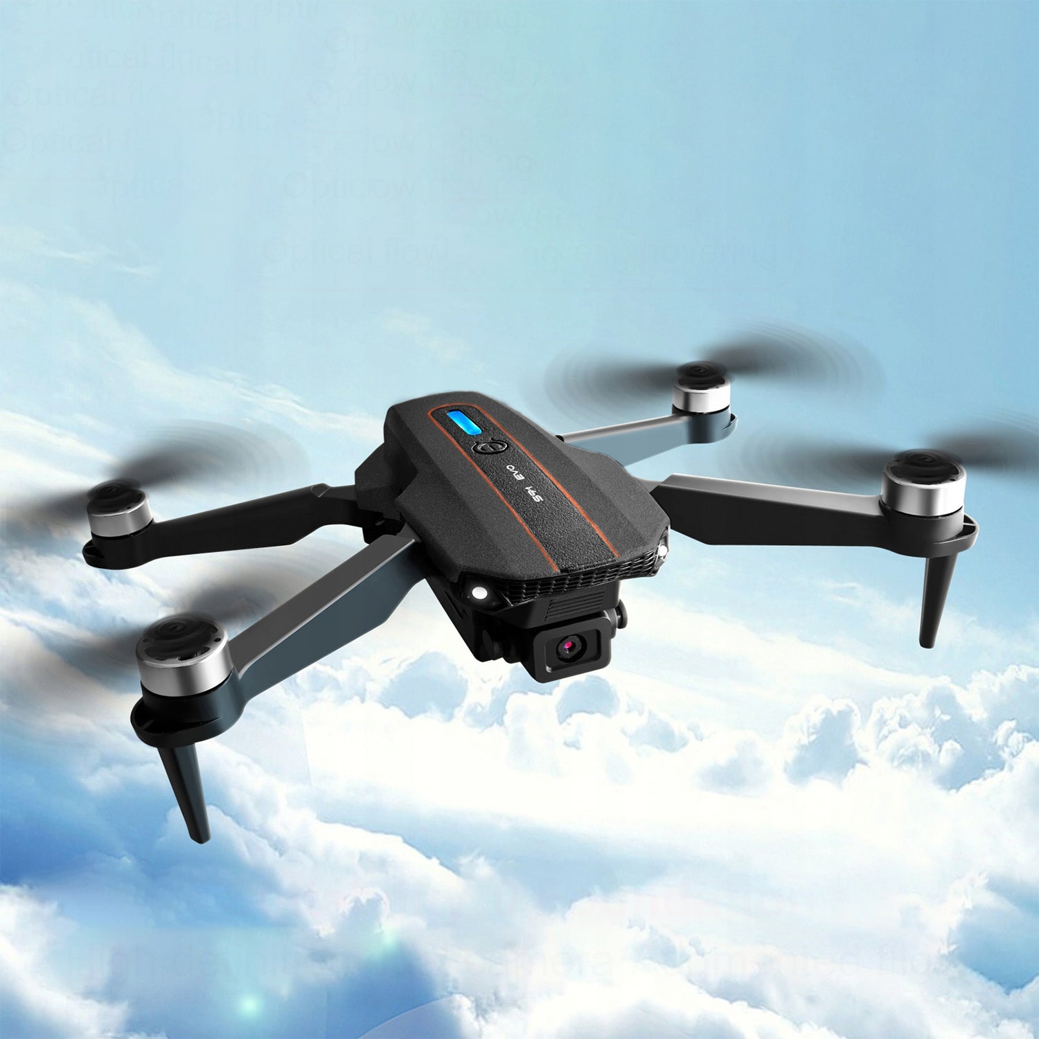 FOLDING QUADROCOPTER DRONE WITH DUAL HD CAMERAS AVOID OBSTACLES Model hgbhyy