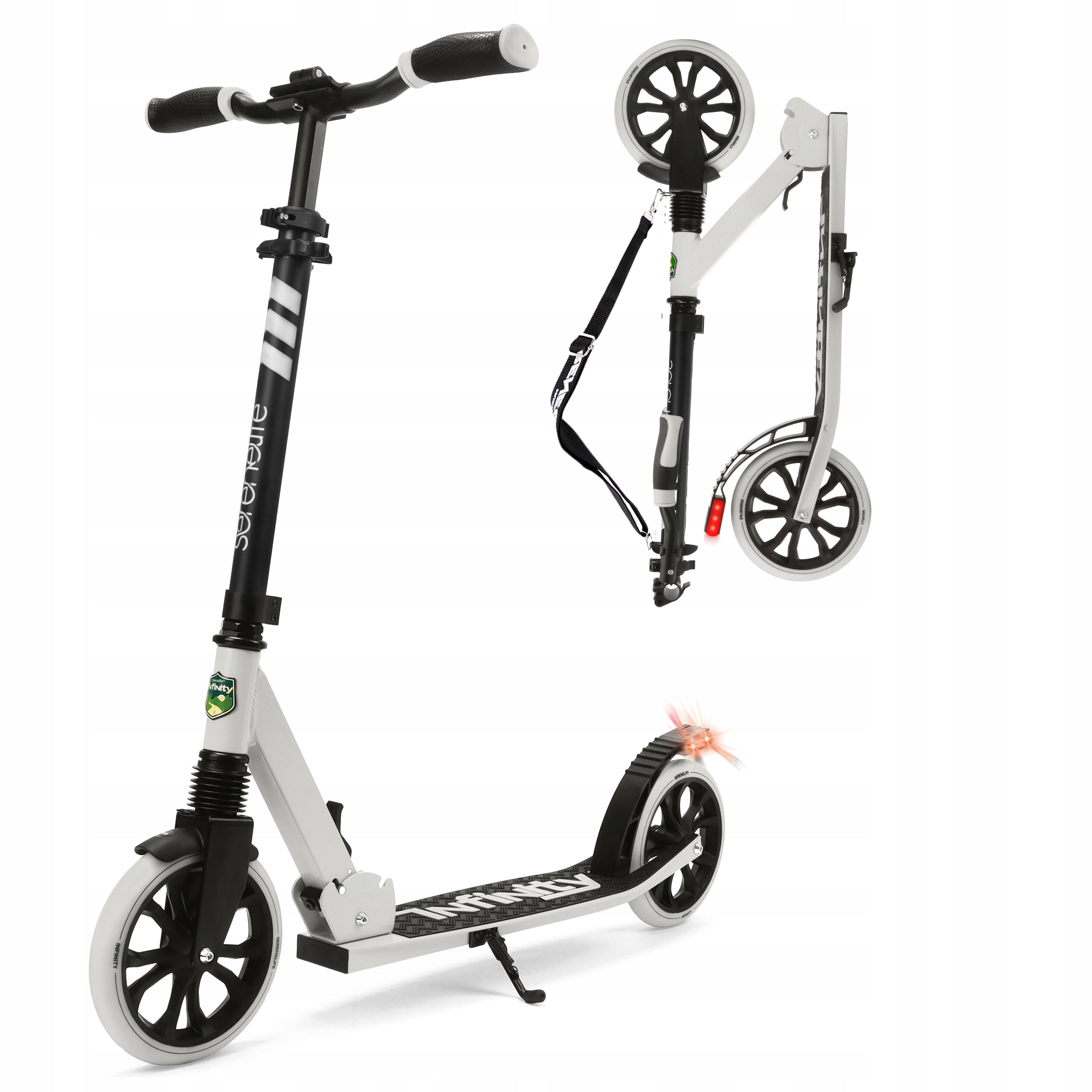 FOLDING SCOOTER FOR TEENAGERS AND ADULTS ALUMINUM ADJUSTABLE