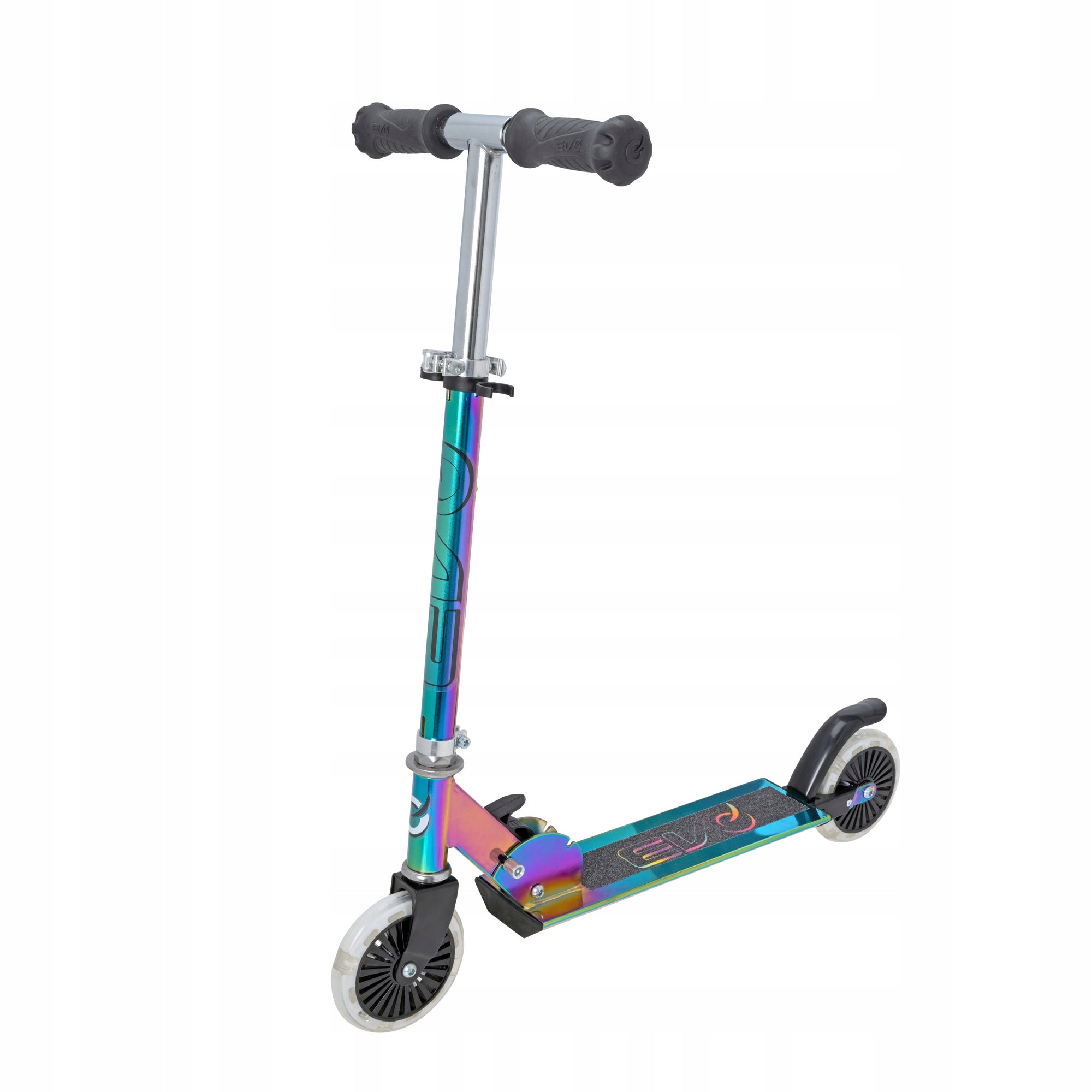 FOLDING SCOOTER LED NEOCHROME TWO-WHEELED FOR CHILDREN EVO 5+ Brand Evo