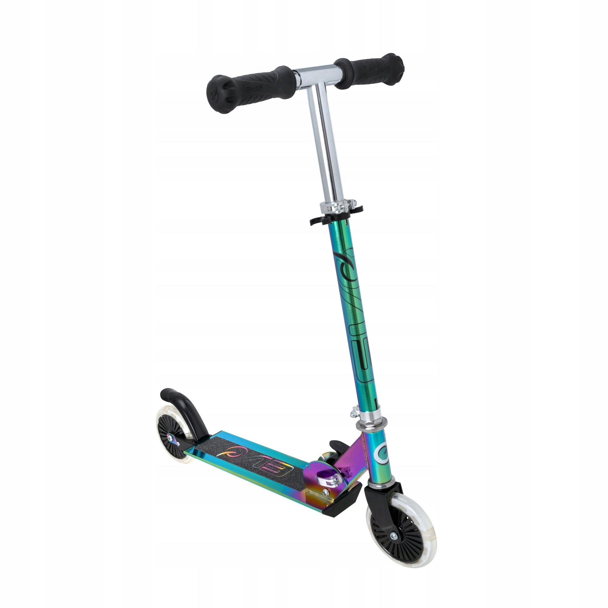 FOLDING SCOOTER LED NEOCHROME TWO-WHEELED FOR CHILDREN EVO 5+ Color multicolor