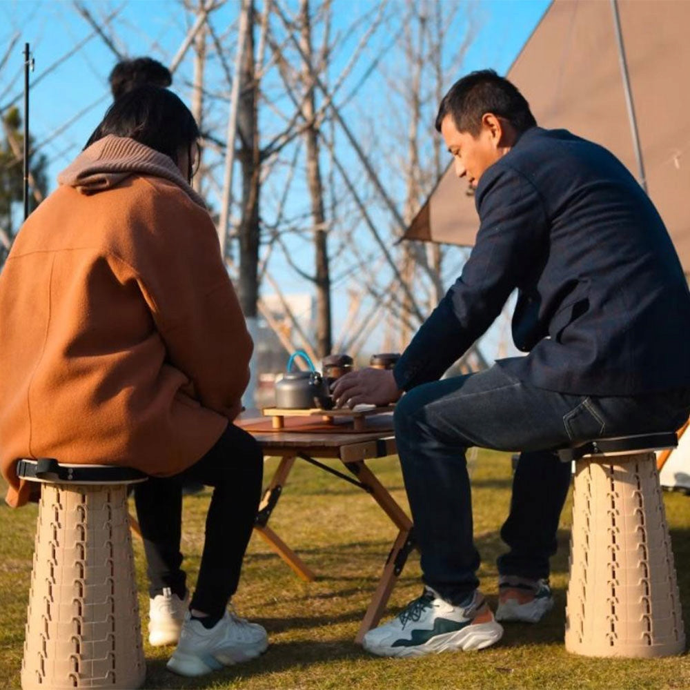 FOLDING STOOL TOURIST STOOL LIGHT STRONG UP TO 300KG Model Składany stołek