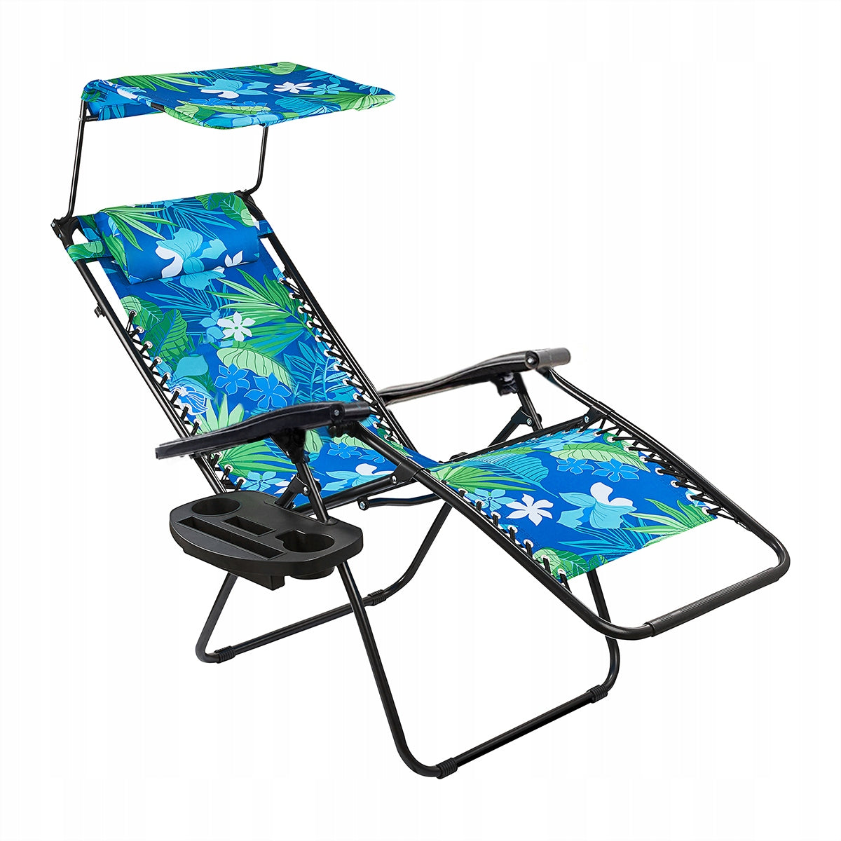 FOLDING SUN LOUNGER ZERO GRAVITY BEACH 2IN1 GARDEN CHAIR + FREEBIE Frame material metal